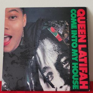 1990 QUEEN LATIFAH, COME INTO MY HOUSE 12" E.P.!!!
